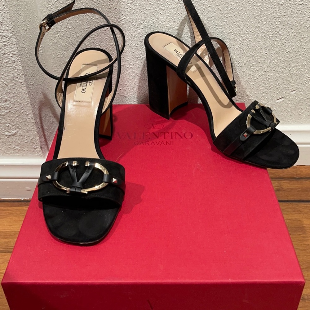 Valentino chunky heeled sandal